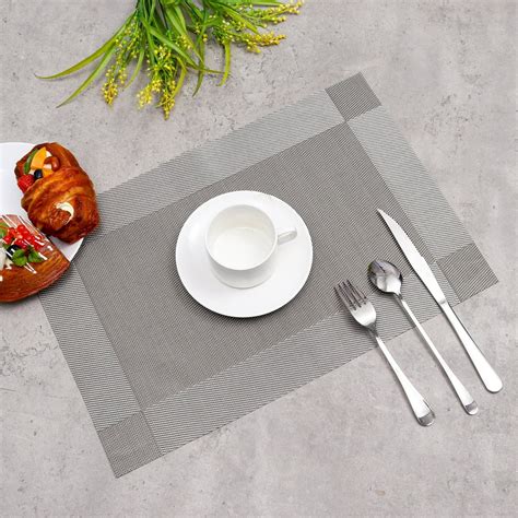 Made of cotton flax material, this placemat is eco-friendly and tear resistant. . Placemats walmart